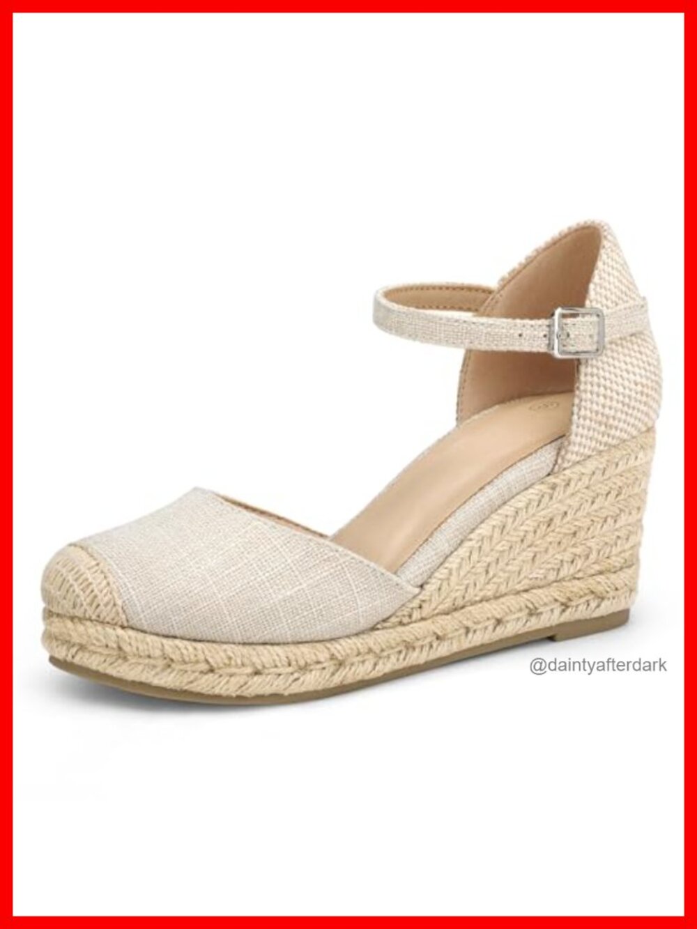 Women's Espadrille Wedge Sandals Closed Toe Platform Summer Shoes